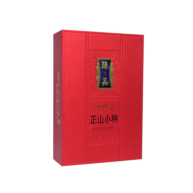 China Wholesales Luxury Fancy Paper Tea Magnetic Gift Box For Tea With Gold Foil Stamping Logo  