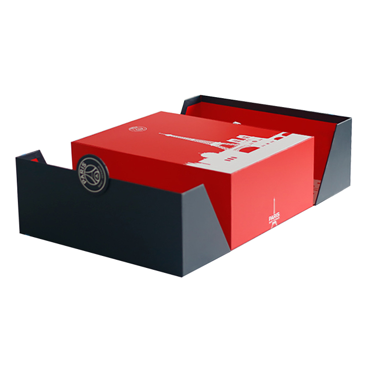 China Custom Luxury Printing Rigid Cardboard Two Side Closure Display Gift Box For Perfume With Gold Foiled Logo  