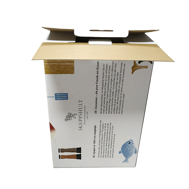 Custom Printing Foldable Corrugated Packaging Box For Skeppshult Kitchen Appliances With Matte Lamination  