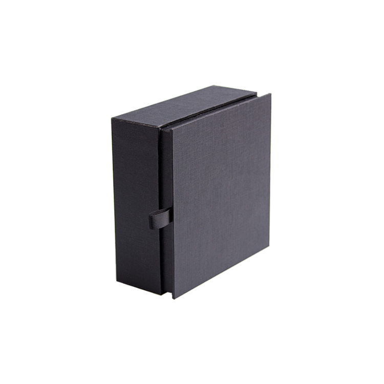 Shenzhen Wholesales Matte Black Textured Fancy Paper Packaging Gift Box With Magnetic Lid With Foam Insert  