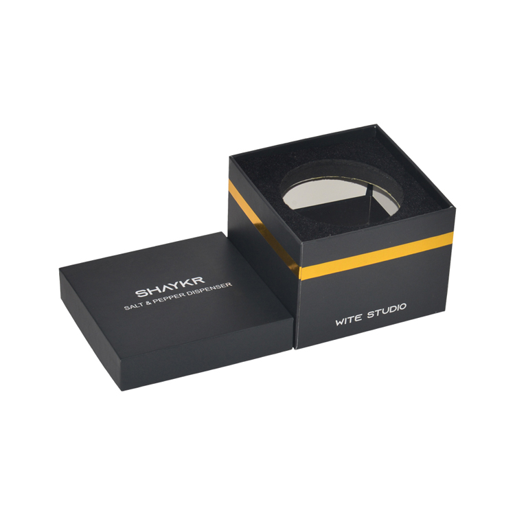 High Quality Customized Luxury Soft Touch Paper Lid and Base Gift Box For Essence Candles with Foam Holder  