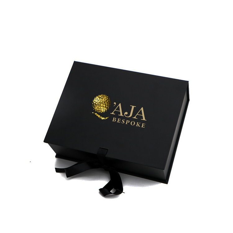 Custom Hair Extension Boxes Hair EXtension Packaging Box Bundle Hair Packaging with Gold Foiled Logo  