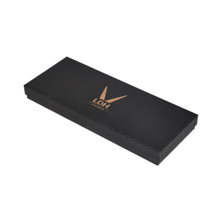 Luxury Rigid Paper Two-Piece Gift Boxes for Kitchenware Scissors with Gold Stamped Logo and EVA Foam Insert  