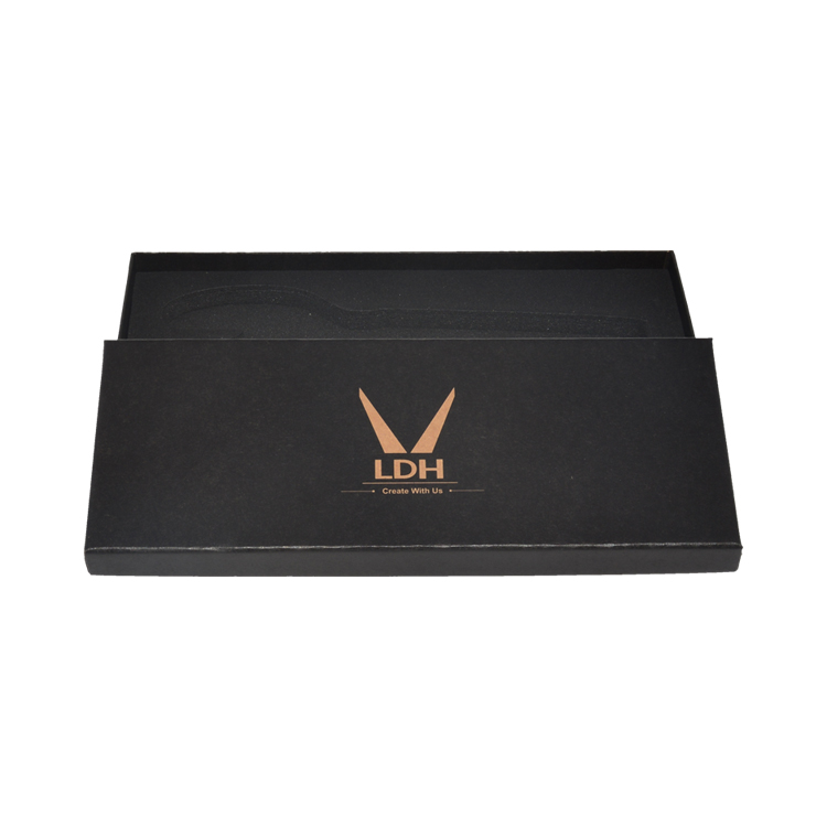 Luxury Rigid Paper Two-Piece Gift Boxes for Kitchenware Scissors with Gold Stamped Logo and EVA Foam Insert  