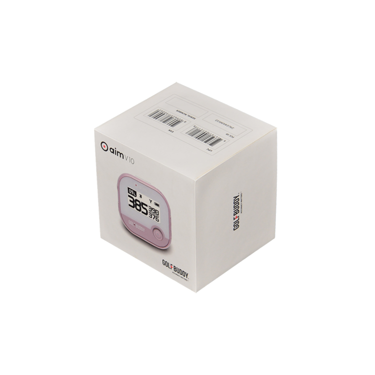 Matte White Lid and Base Gift Box Electronic Packaging for Rangefinders with Cardboard Holder  