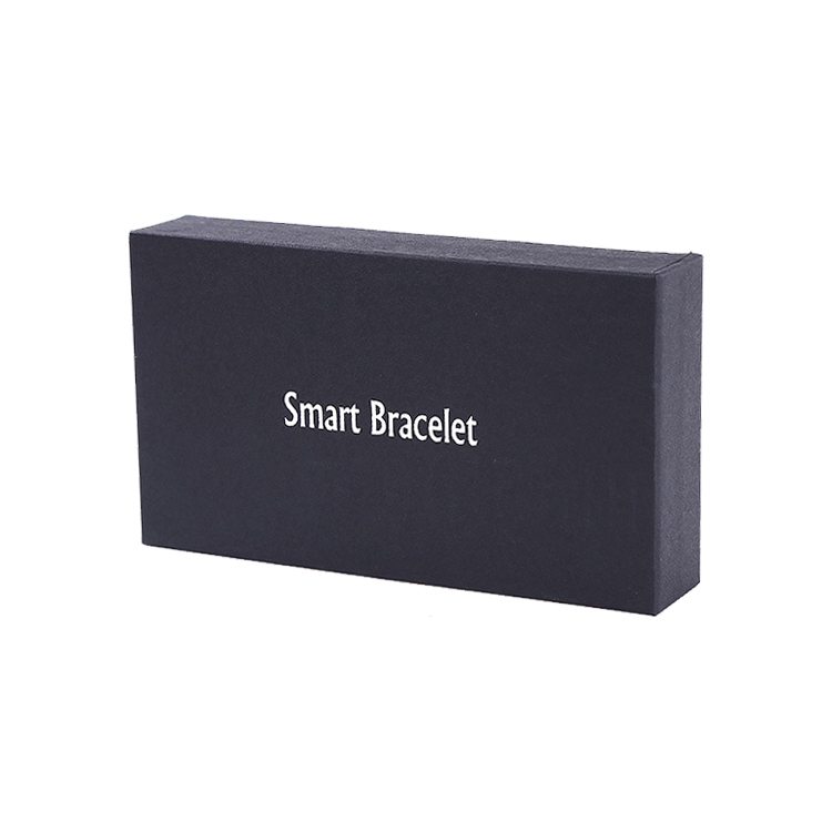  ​Custom Luxury Fancy Cardboard Paper Sliding Drawer Packaging Box for Bracelet with Silver Foiled Logo​  