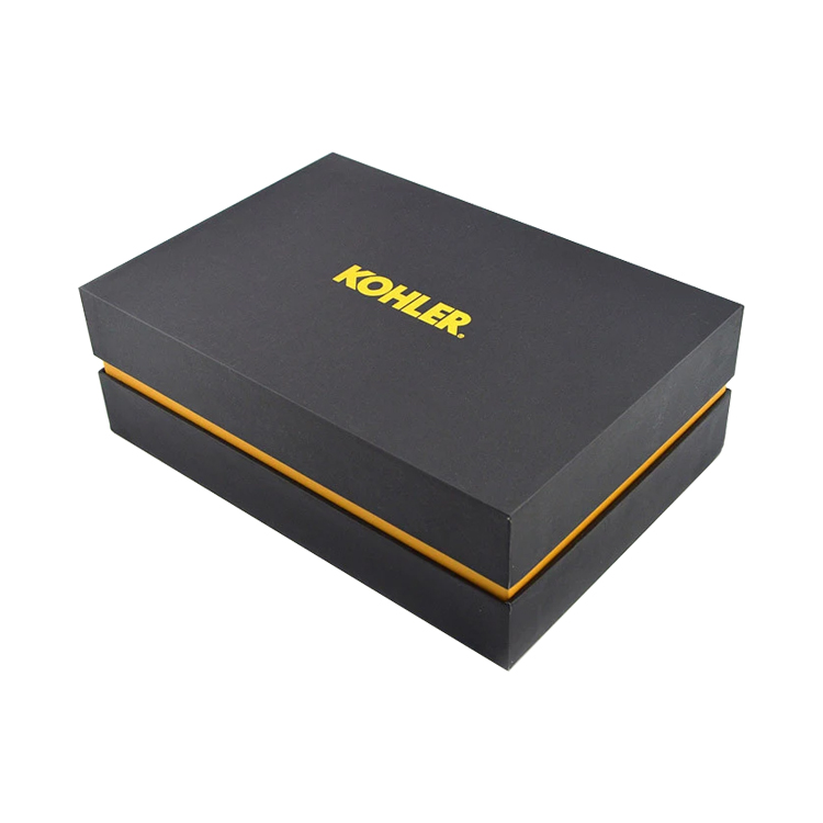  The Satin Lined Lid and Base Gift Boxes for Lingerie Packaging with Gold Foiled Logo and Satin Insert  