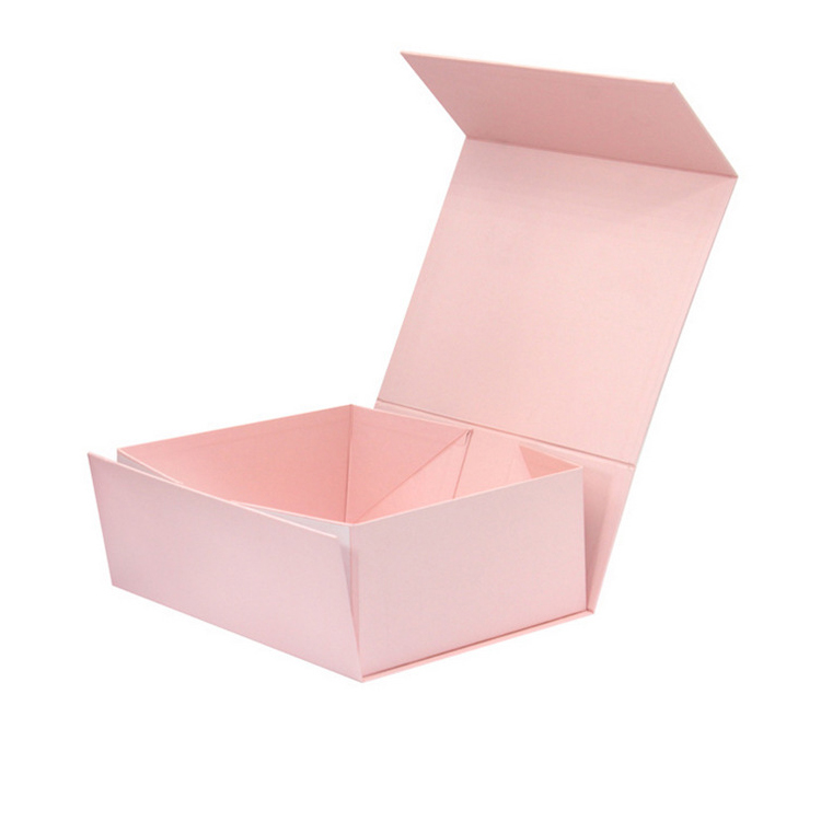Wholesale Custom Rigid Paper Collapsible Folding Magnetic Closure Gift Boxes with Changeable Ribbon  