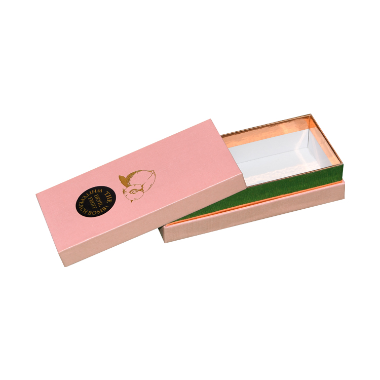  Customized Fancy Paper Lid and Base Cardboard Luxury Gift Box with Glod Hot Foil Stamping Logo  