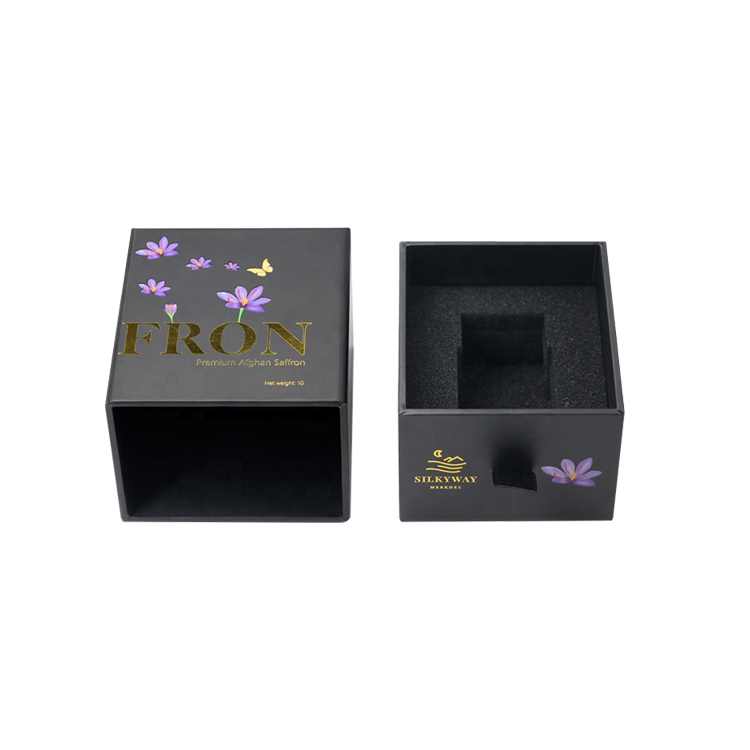  Creative Perfume Packaging Ideas Custom Cardboard Sliding Out Drawer Gift Box for 50ml Bottle Packaging  