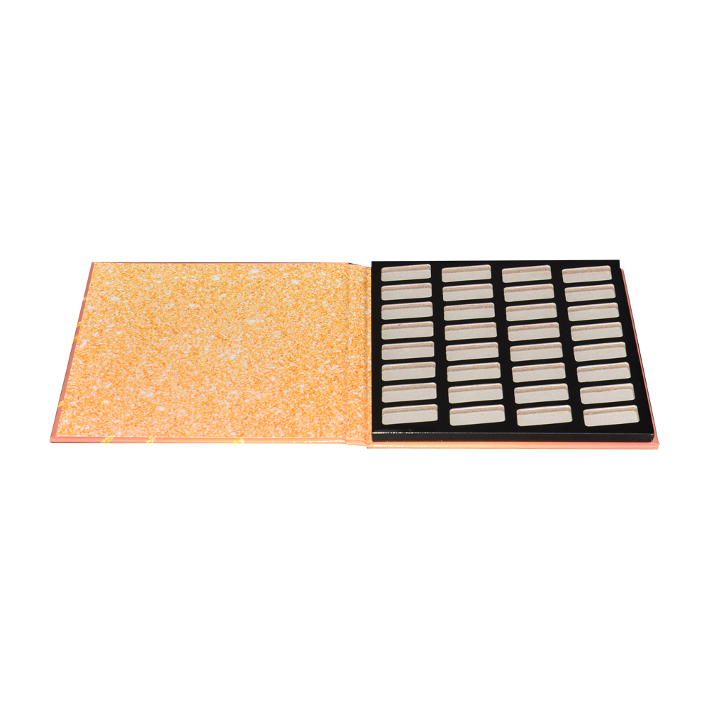  Extra Large Color Icon 32-Pan Customized Empty Magnetic Paper Makeup Eyeshadow Palette Boxes  