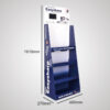 3-Tier Cardboard Floor Display With 7'' LCD Video Screen
