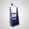 3-Tier Cardboard Floor Display With 7'' LCD Video Screen
