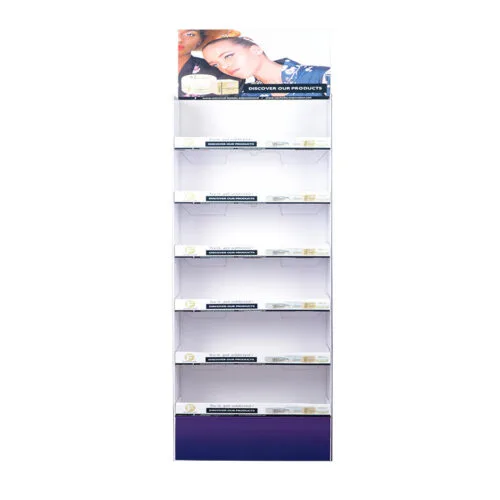 6-Tier cartone Display Stand per cosmetici da Shenzhen