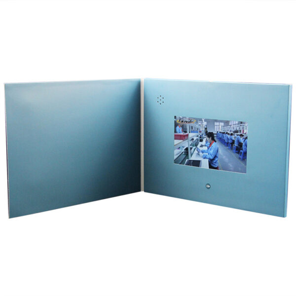 A4 Custom 4.3 Inch TFT LCD Video Brochure for Advertising