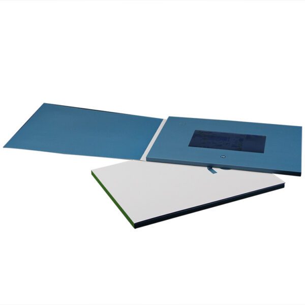 A4 Custom 4.3 Inch TFT LCD Video Brochure for Advertising