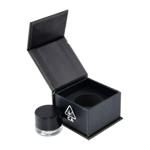 Biodegradable Custom Cannabis Concentrate Jar Gift Boxes