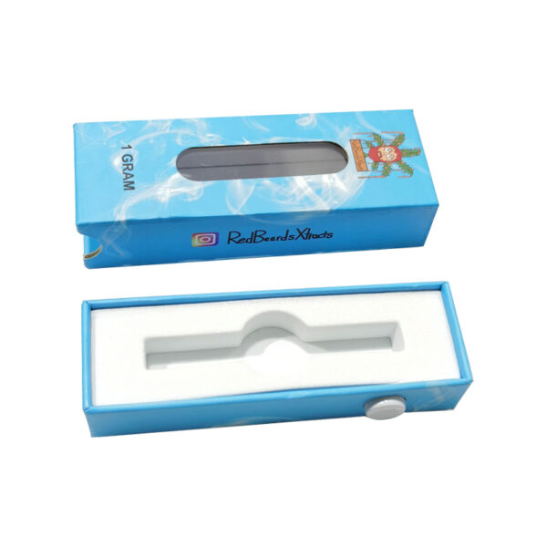 Child-Resistant Cannabis Box With Window and Foam Insert