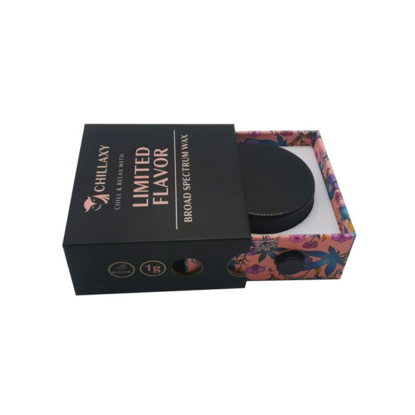 Child-Resistant Concentrate Jar Drawer Box With Foam Insert