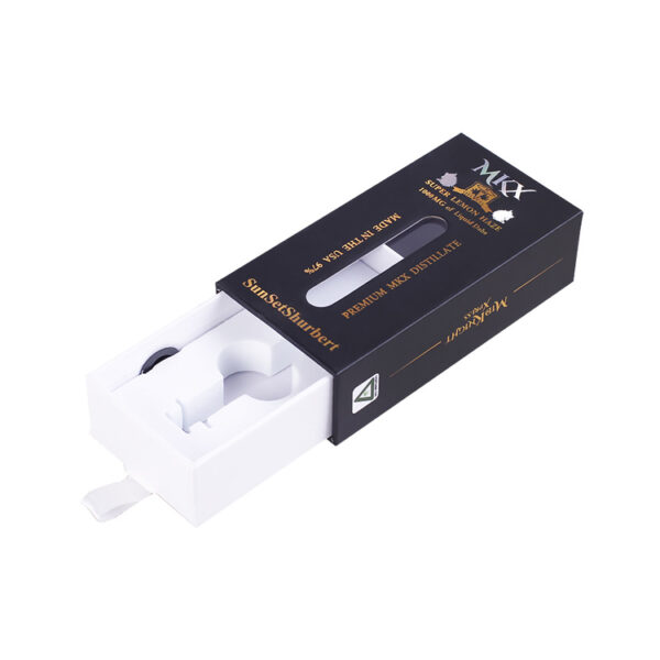 علبة قنب درج ورقي مقاوم للأطفال مع مقبض حريري