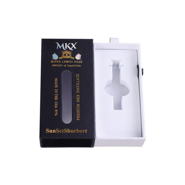 علبة قنب درج ورقي مقاوم للأطفال مع مقبض حريري