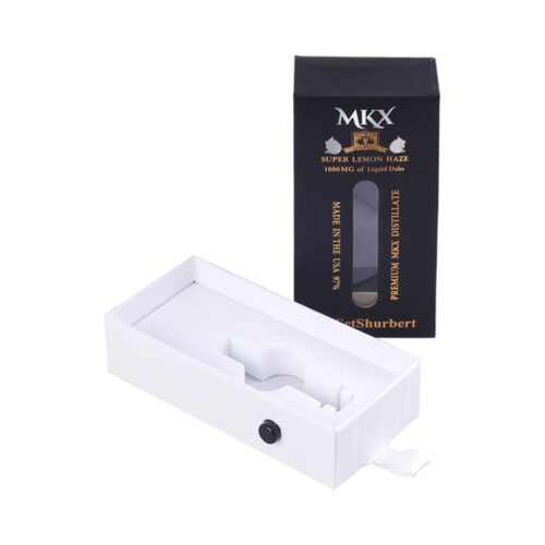 Child-Resistant Paper Drawer Cannabis Box with Silk Handle Child-Resistant Paper Drawer Cannabis Box with Silk Handle