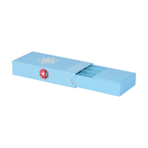 Child Resistant Pre Roll Slider Box With 5 Pack Divider Child Resistant Pre Roll Slider Box With 5 Pack Divider