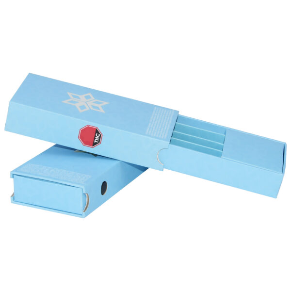 Kindersichere Pre-Roll-Slider-Box mit 5-Pack-Teiler