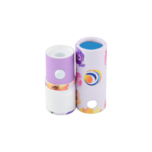 Child Safe Cardboard Tube Box For Vape Cartridge Packaging