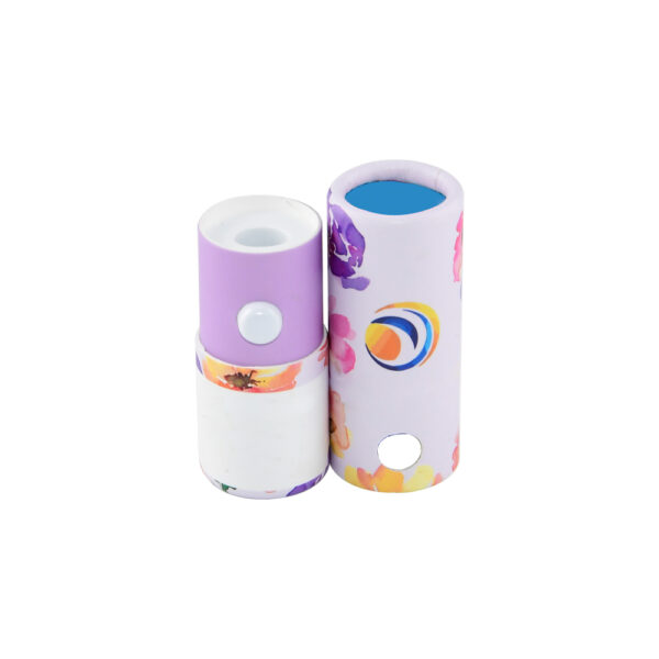 Child Safe Cardboard Tube Box For Vape Cartridge Packaging