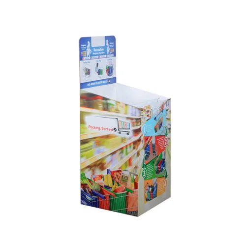Banco di mostra del pallet del cartone ondulato per la promozione