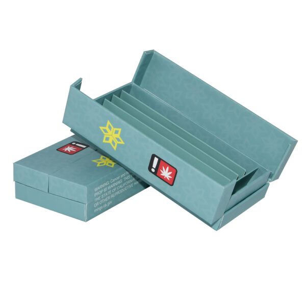 Custom Cannabis Pre-Roll Multipack Box With Magnetic Lid