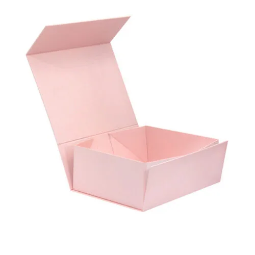 리본 잠금장치가 있는 맞춤형 접이식 자석 선물 상자