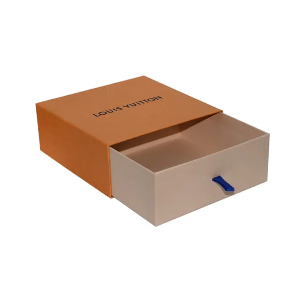Custom Fancy Paper Slide Drawer Gift Box With Silk Handle Custom Fancy Paper Slide Drawer Gift Box With Silk Handle