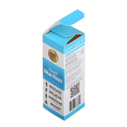 Custom Folding CBD Paper Carton Packaging with Hot Stamping