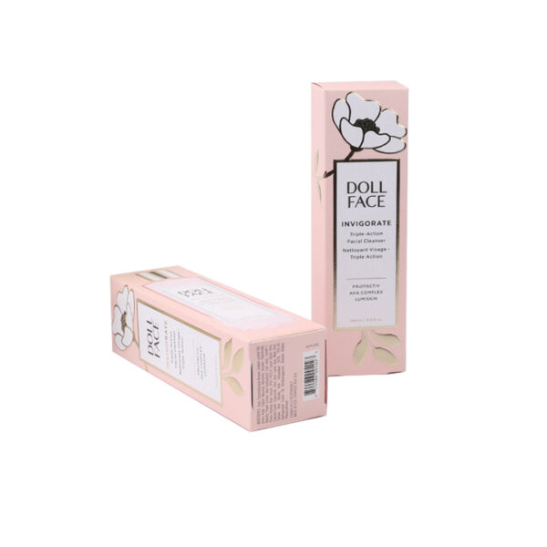 Custom Folding Paperboard Box Cosmetic Packaging Paper Box