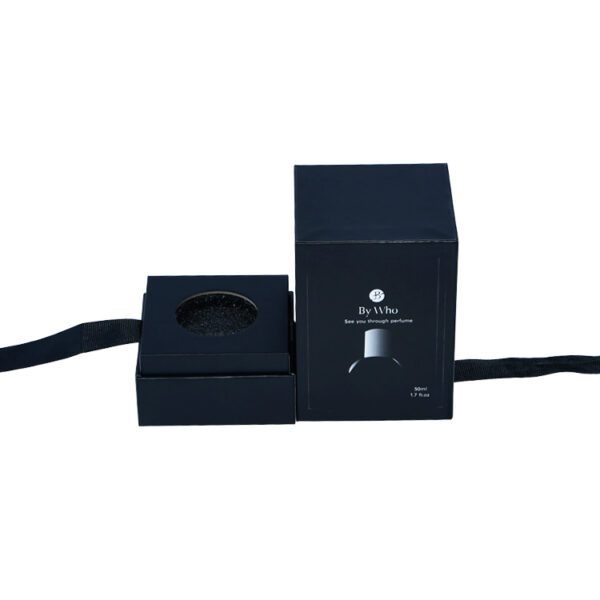 Custom Fragrance Perfume Bottle Gift Box With Ribbon Handle