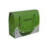 Custom Green Printed Corrugated Packaging Box With Handle