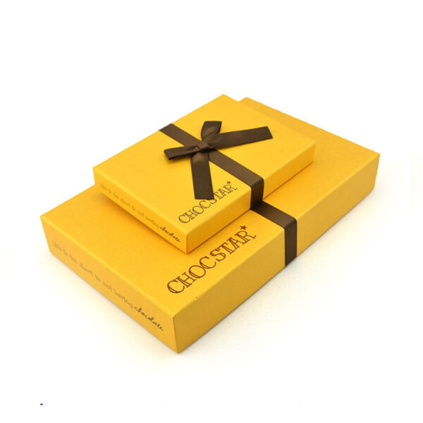 Custom Handmade Rigid Paper Chocolate Gift Packaging Box