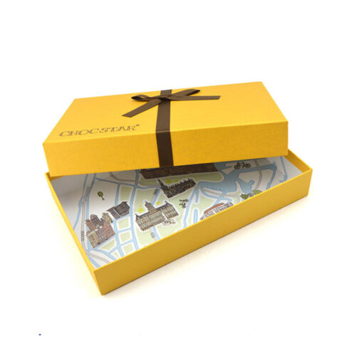 Custom Handmade Rigid Paper Chocolate Gift Packaging Box
