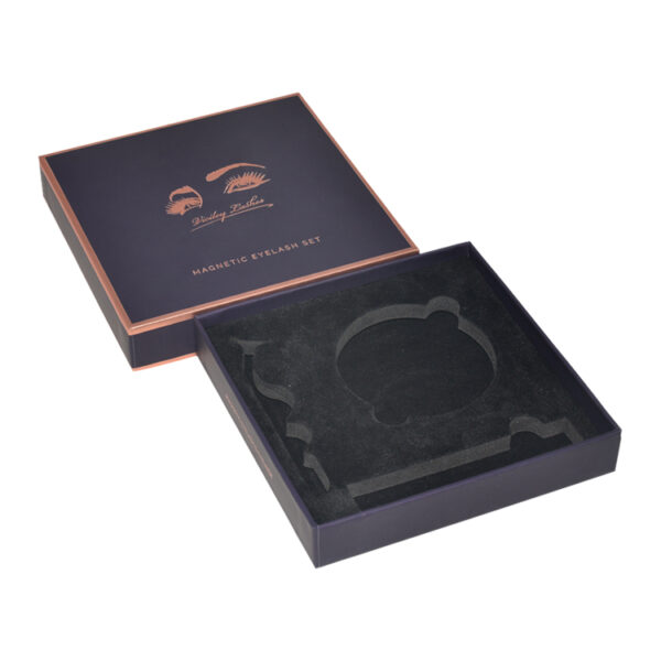 Custom Lid And Base Paper Box For False Eyelash Packaging