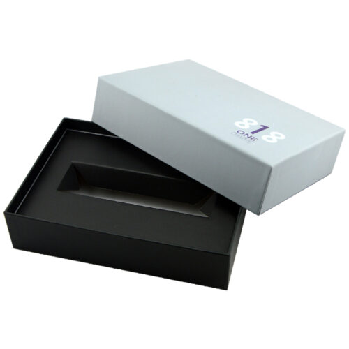 Custom Lid and Base Cosmetic Serum Gift Box with Insert