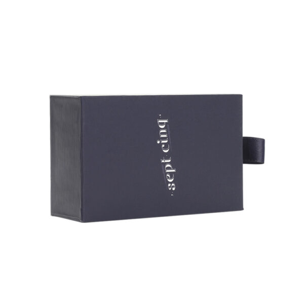 Custom Logo Jewelry Drawer Box with Velvet Insert, Rigid