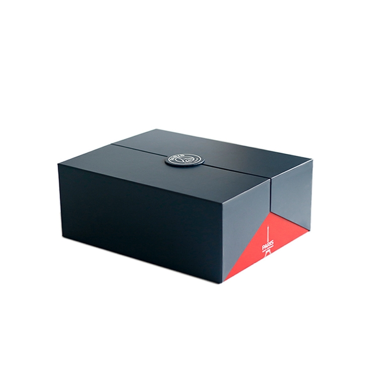 Custom Luxury Rigid Perfume Gift Box With Gold Foil Logo