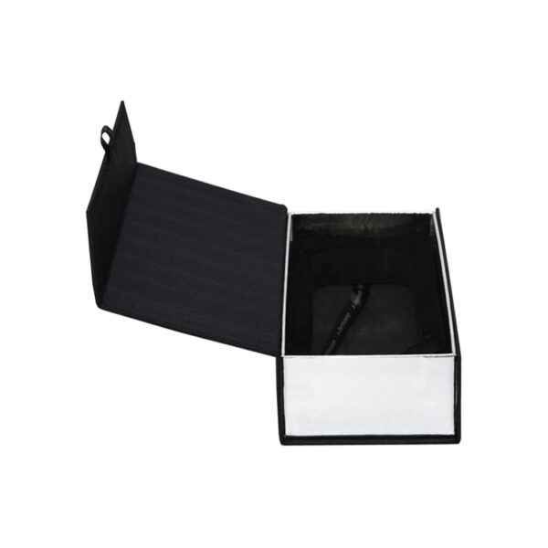 Custom Magnetic Flap Lid Cosmetic Gift Box With Fancy Paper