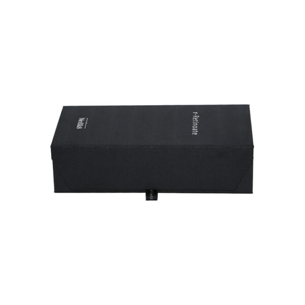 Custom Magnetic Flap Lid Cosmetic Gift Box With Fancy Paper