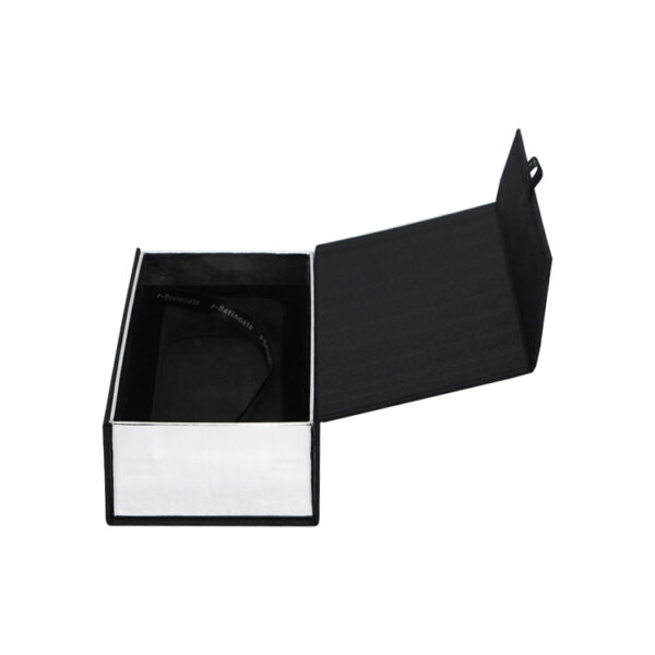 Custom Magnetic Flap Lid Cosmetic Gift Box With Fancy Paper