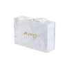 Custom Marble Magnetic Closure Gift Box With Ribbon Handle