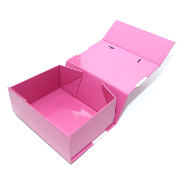 Custom Pink Magnetic Gift Boxes For Hair Extension Sets