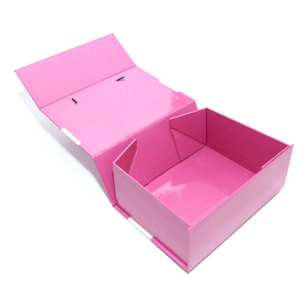 Custom Pink Magnetic Gift Boxes For Hair Extension Sets